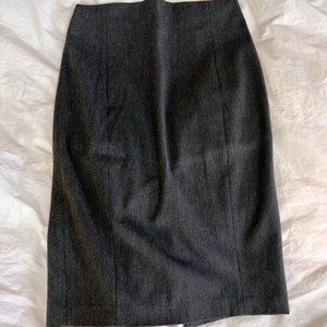 Dark Gray Pencil Skirt